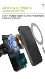 Suport Auto MagSafe, Universal, Negru - imagine 4