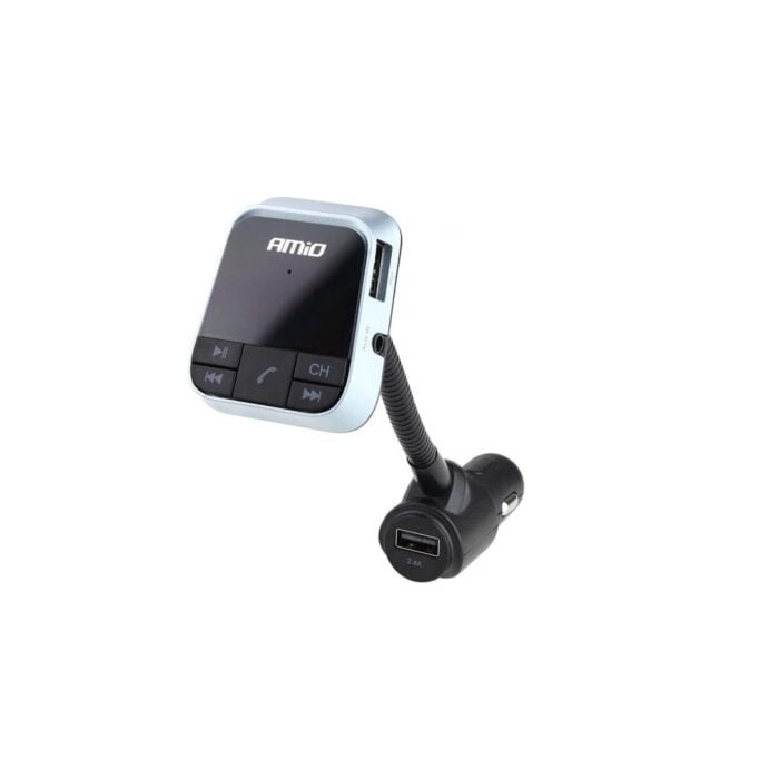 Modulator FM Bluetooth, Dual USB 2.4A, microSD - imagine 1