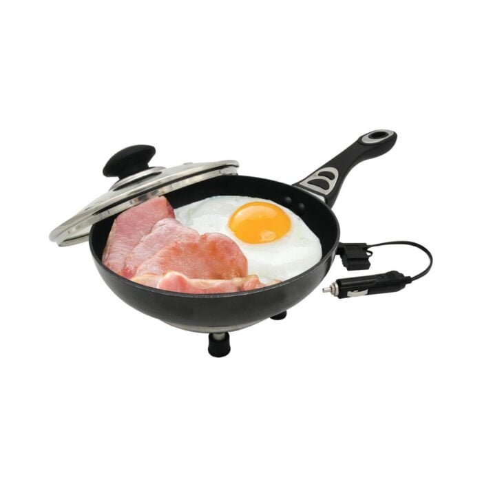 Tigaie electrica cu capac pentru camion 20cm x 4cm 250W 24V - imagine 1