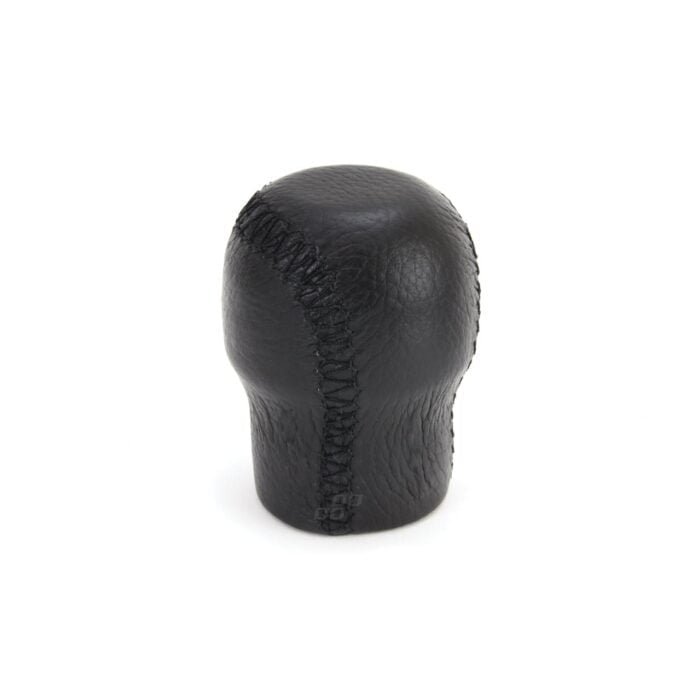 Nuca schimbator de viteza din piele neagra cu fir negru - 01757 - imagine 1