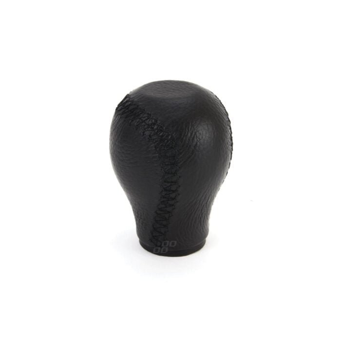 Nuca schimbator de viteza din piele, cusatura neagra - 01755 - imagine 1