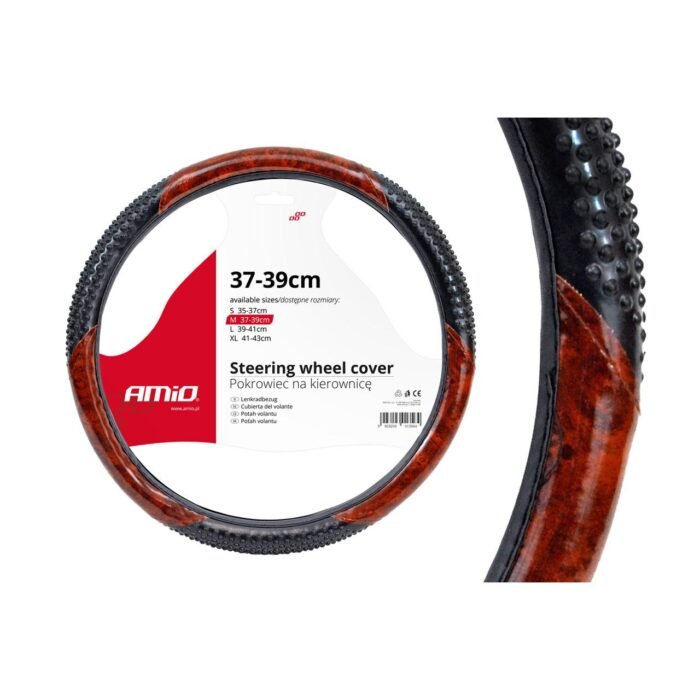 Husa volan imitatie lemn SWC-11-M (37-39cm) - imagine 1