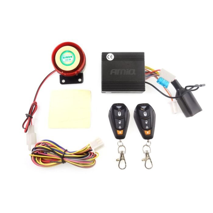Alarma motocicleta cu functie "pornire motor" telecomenzi MCA14 - imagine 1