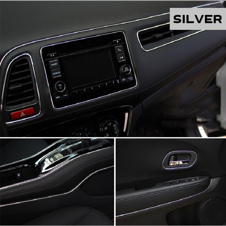 030520246634caa6dedc7.jpeg Banda decor interior crom TUNING, 5m, ARGINTIU - imagine 1