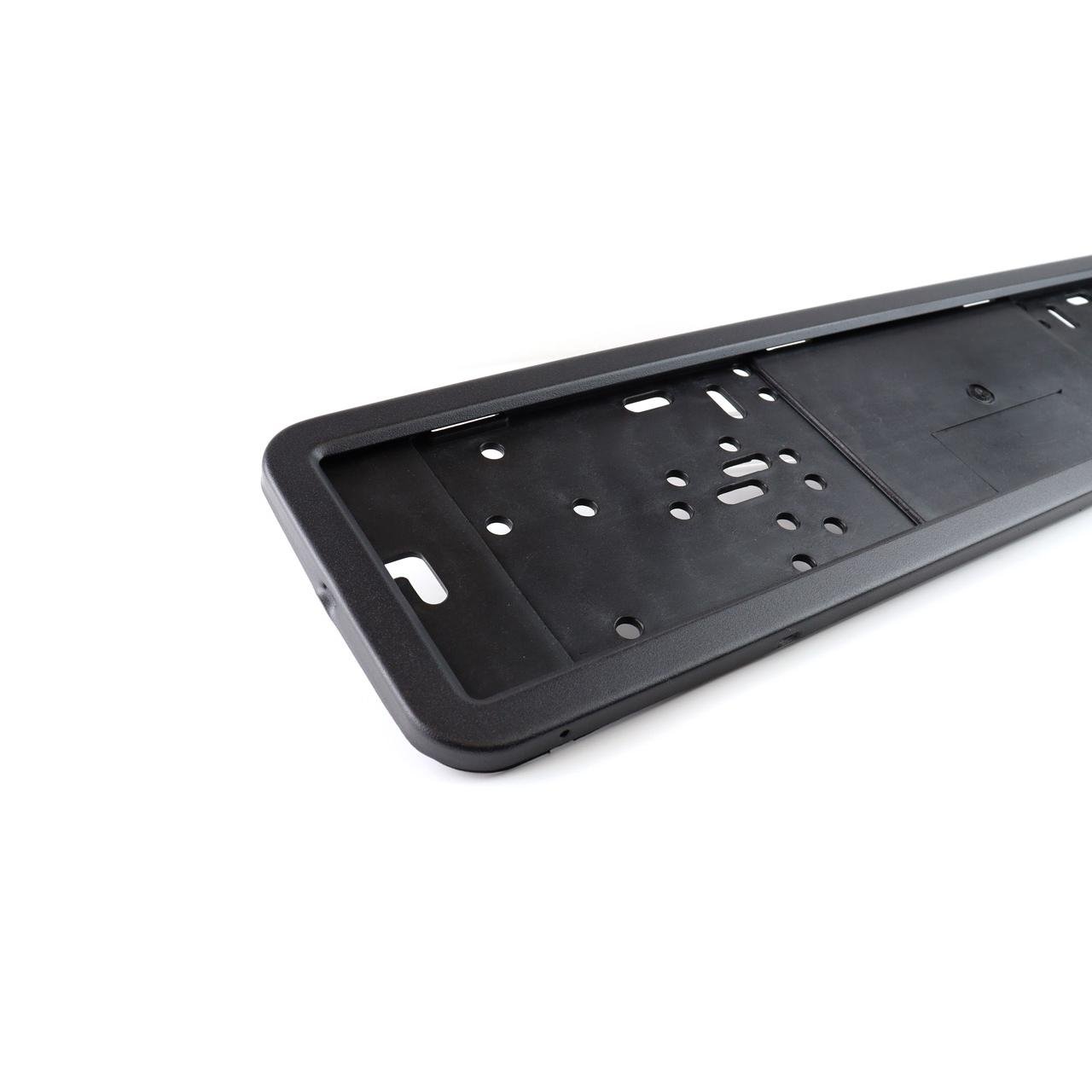 030520246634dc376f8b5.jpeg Suport numar inmatriculare din INOX negru mat, LPF 003 - imagine 1