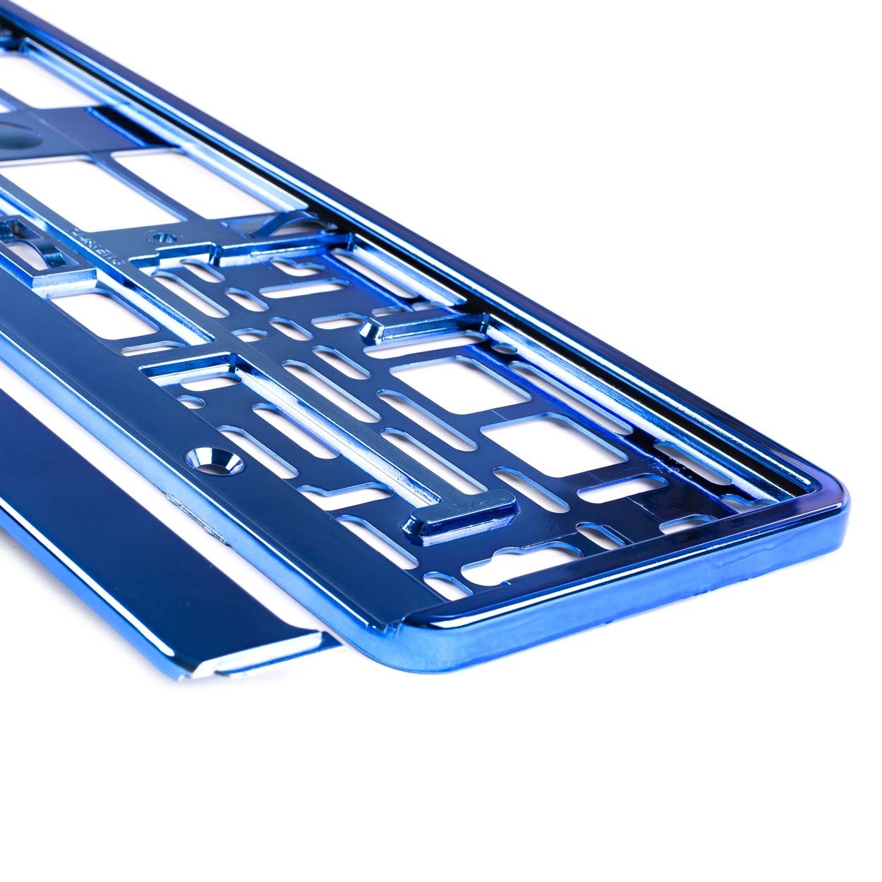 030520246634df1e280a1.jpeg Suport numar inmatriculare din plastic, calitate Premium, culoare ALBASTRA - imagine 1
