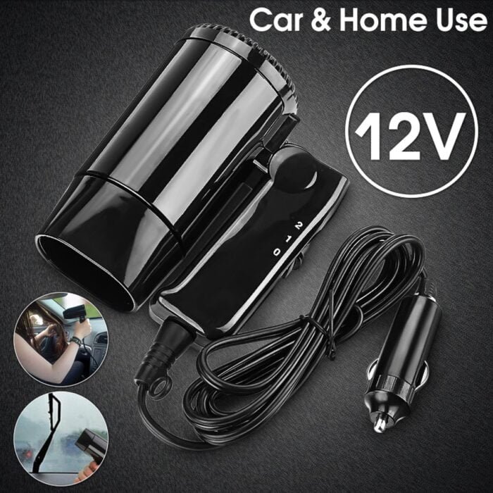 Uscator de Par auto, alimentare 12V, 210W (feon, foehn) - imagine 1