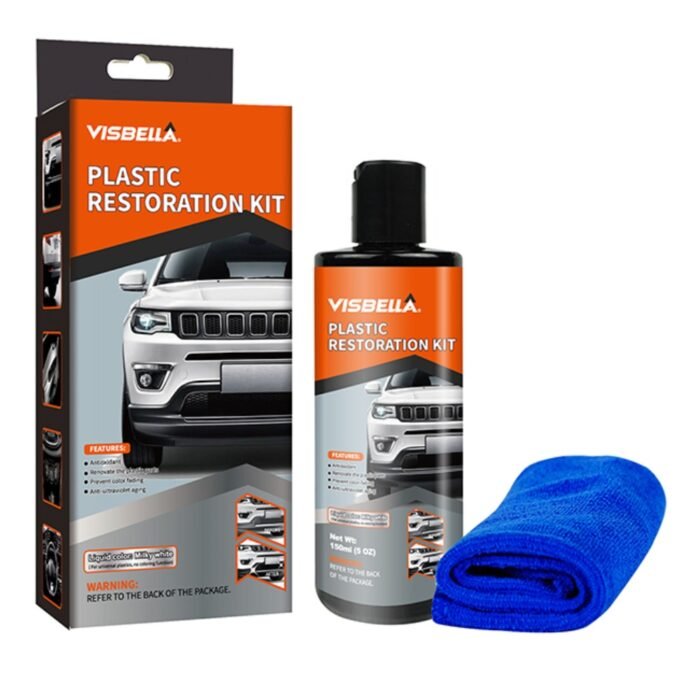 Kit restaurare, lustruire si intretinere elemente din plastic, Visbella - imagine 1