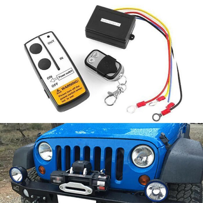Modul cu 2 telecomenzi Wireless pentru actionare Troliu, destinatie Off-Road, ATV, SSV, QUAD (AVX-T290519-8) - imagine 1