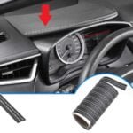 Banda decorativa auto pentru interior neagra