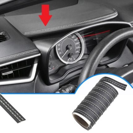 Banda decorativa auto pentru interior neagra