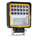 Proiector LED pentru Off-Road, ATV, SSV, cu functie de semnalizare, culoare 6500K, 3360 lm, tensiune 9 - 36V, dimensiuni 110 x 110 mm