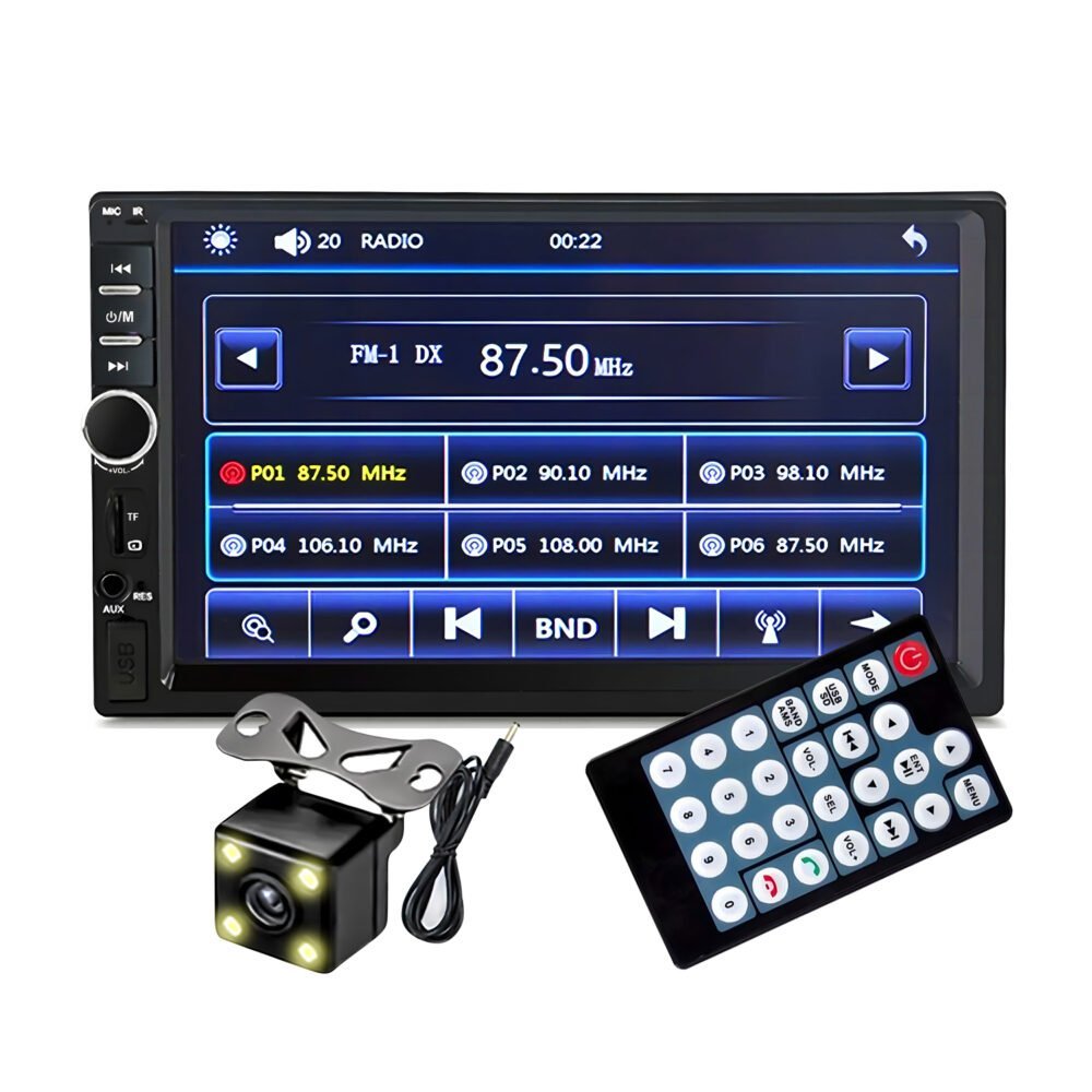 0305202466351027837a5.jpeg Player Video Auto dimensiune 2DIN, + Camera Marsarier INCLUSA, TouchScreen de 7 inch, 4 x 50W, model WDS-30 cu Bluetooth, Handsfree, Radio, MP3, WMA, MP4, AUX, Card, Telecomanda - imagine 1