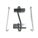 Suport Universal pentru fixare - asigurare baterie auto, metalic, culoare neagra