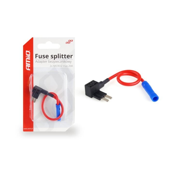 Splitter adaptor siguranta suplimentara compatibil sigurante 2 x MICRO 2, max. 20A - imagine 1