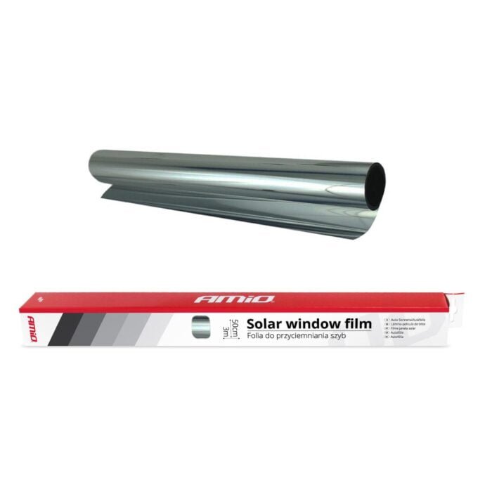Folie tip oglinda pentru geamuri Silver 0.5x3m(15%) - imagine 4