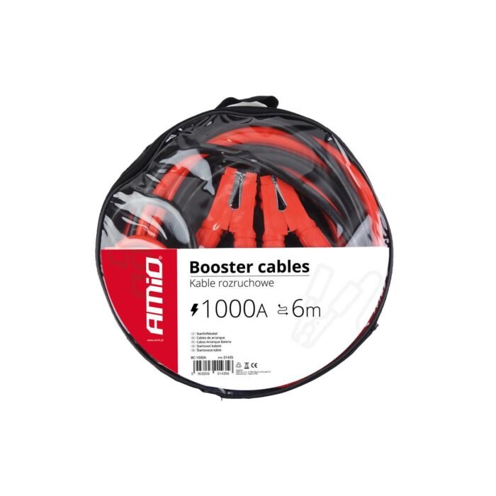 Set cabluri de pornire auto Premium cu clesti, 1000A - 6,0m - imagine 3
