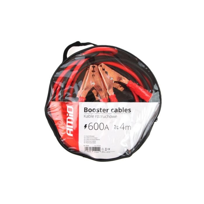 Set cabluri de pornire auto cu clesti, 600A - 4,0m - imagine 3