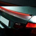 Eleron auto cu lampa stop frana suplimentara pentru autoturisme, 12V, 120cm, Carbon - imagine 6