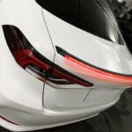 Eleron auto cu lampa stop frana suplimentara pentru autoturisme, 12V, 120cm, Carbon - imagine 8