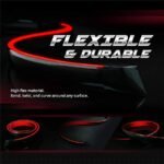 Eleron auto cu lampa stop frana suplimentara pentru autoturisme, 12V, 120cm, Negru - imagine 11