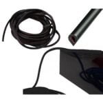 Banda de protectie muchii caroserie, culoare Neagra, lungime 5m - imagine 4