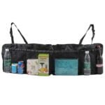 Organizator portbagaj auto cu 6 buzunare, 33 x 104 cm, culoare neagra - imagine 3