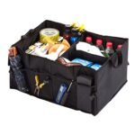 Organizator portbagaj auto cu 9 buzunare, 55 x 38 x 26cm, culoare neagra - imagine 3