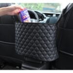 Organizator scaun auto de tip sacosa, 27 x 39cm, culoare neagra - imagine 6