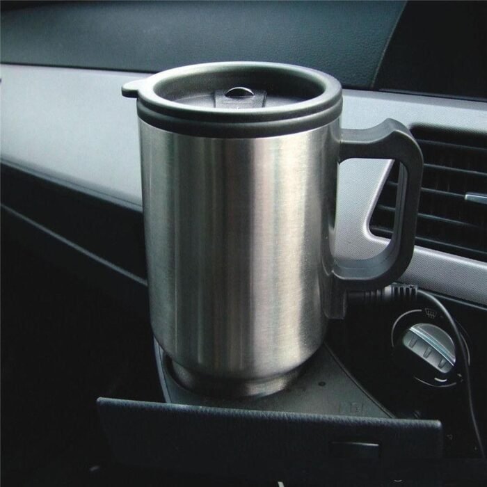 Cana termica din otel cu functie de incalzire, 12V, 400ml - imagine 4