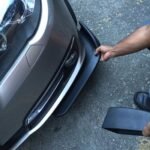 Set 2 buc. aripioare Racing, prelungire bara tuning din plastic culoare neagra - imagine 4