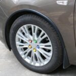 Set 4 buc. ornament protectie aripa din cauciuc culoare neagra - imagine 4