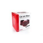 Filtru de aer conic rosu + chrome cu 3 adaptoare - imagine 4