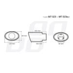 Ornament toba esapament din otel inoxidabil MT 023 - imagine 4