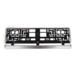 Suport numar inmatriculare aluminiu polisat - imagine 3