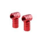 Set capacele auto pentru ventil hexagon rosu 4 buc - imagine 4