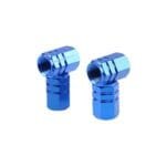 Set capacele auto pentru ventil hexagon albastru 4 buc - imagine 4