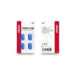 Set capacele auto pentru ventil hexagon albastru 4 buc - imagine 5