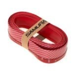 Protectie spoiler, prelungire bara fata/spate din cauciuc, culoare CARBON Rosu - imagine 6