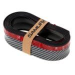 Protectie spoiler, prelungire bara fata/spate din cauciuc, culoare CARBON Negru - imagine 4