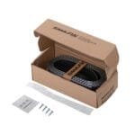 Protectie spoiler, prelungire bara fata/spate din cauciuc, culoare CARBON Negru - imagine 5