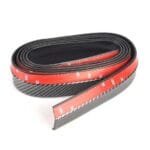 Protectie spoiler, prelungire bara fata/spate din cauciuc, culoare CARBON Negru - imagine 6