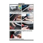 Protectie spoiler, prelungire bara fata/spate din cauciuc, culoare CARBON Negru - imagine 7