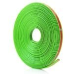 Inele de protectie si decor jante, adezive, din plastic flexibil - VERDE - imagine 3