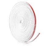 Inele de protectie si decor jante, adezive, din plastic flexibil - ALB - imagine 3