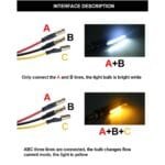 Set 2 lampi Semnalizare Moto SECVENTIALA, cu LED-uri Samsung, cu 2 functii, pozitie si semnalizare, 12V - imagine 12