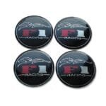 Set 4 buc. ornament central janta, model "F1 Black", diametru 5cm - imagine 3