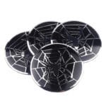 Set 4 buc. ornament central janta, model "Spider", diametru 5cm - imagine 3