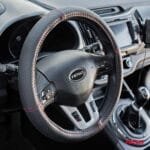 Husa volan Carbon Look, SWC-38-M (37-39cm) - imagine 5