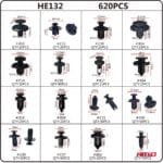 Set cleme - clipsuri reconditionare auto, 620 piese, diferite modele - imagine 8